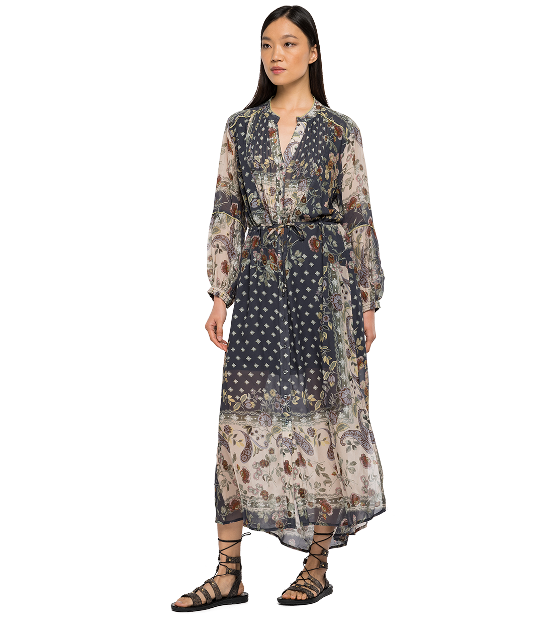 ボタニカルオールオーバープリントドレス 詳細画像 マルチ 3